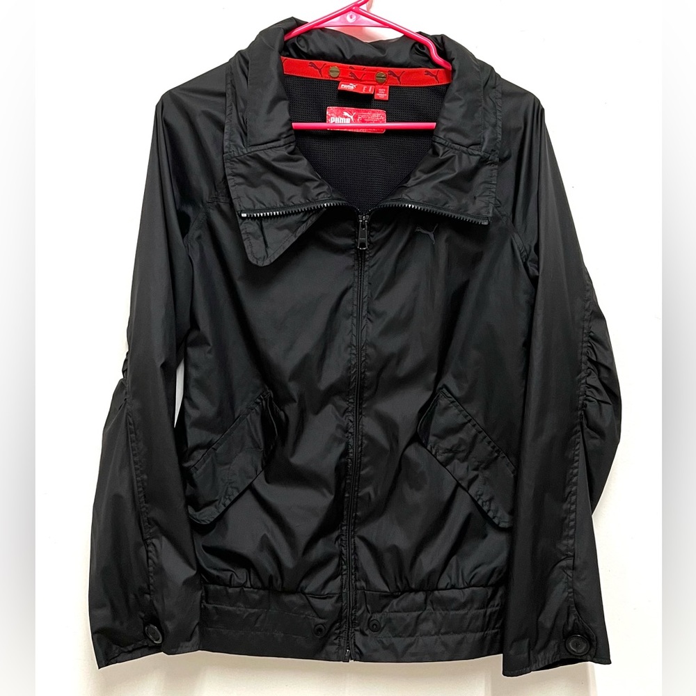 Puma Womens Rain Black Jacket